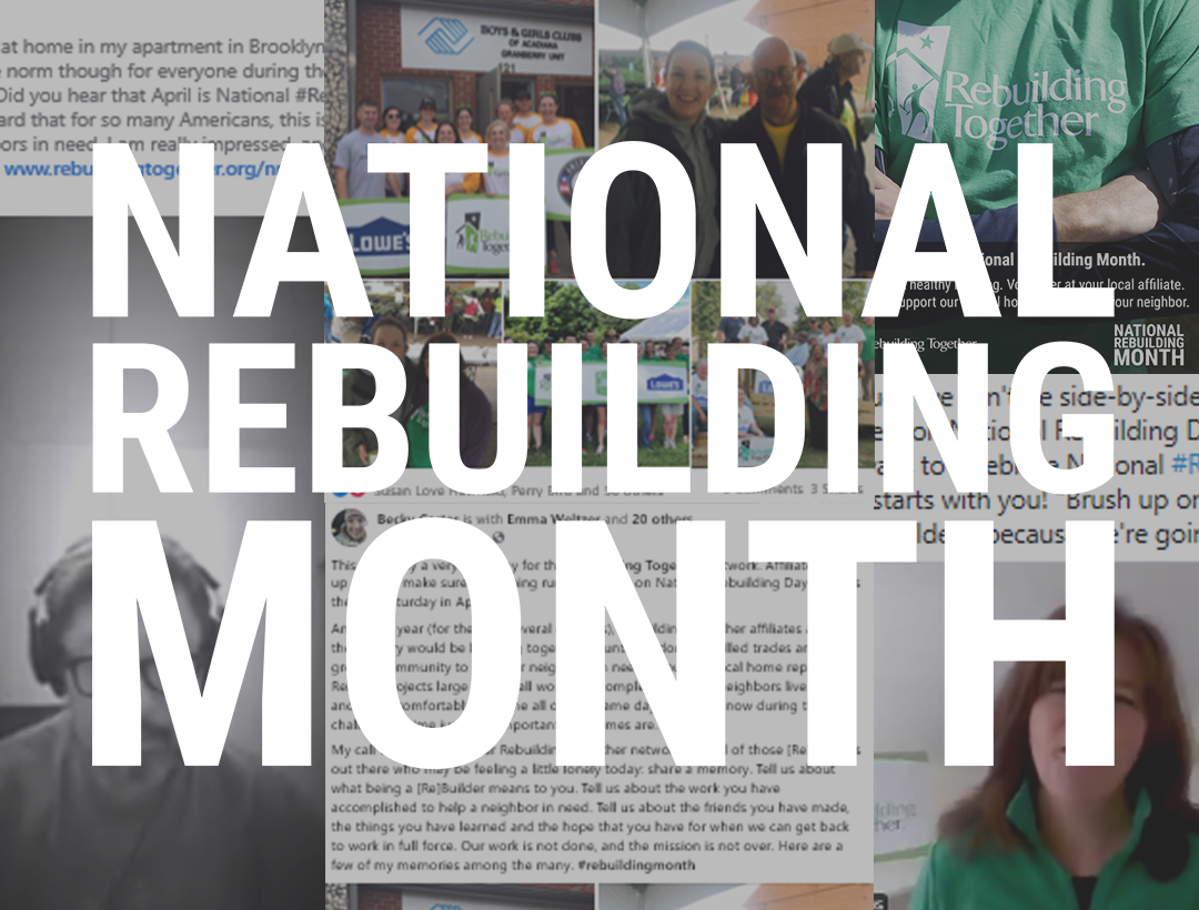 Sharing the Importance of Home on National Rebuilding Day Rebuilding